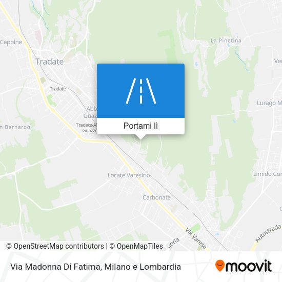 Mappa Via Madonna Di Fatima