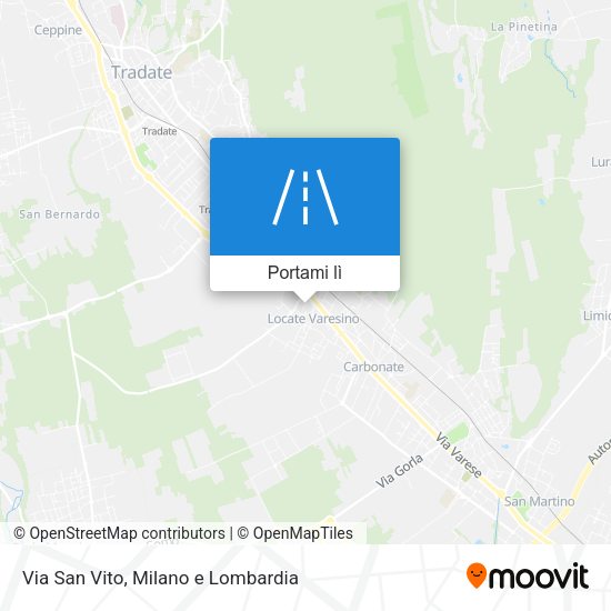 Mappa Via San Vito