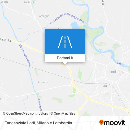 Mappa Tangenziale Lodi