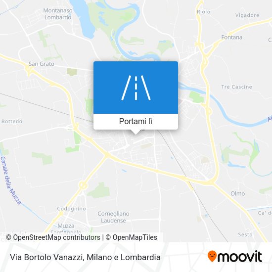 Mappa Via Bortolo Vanazzi