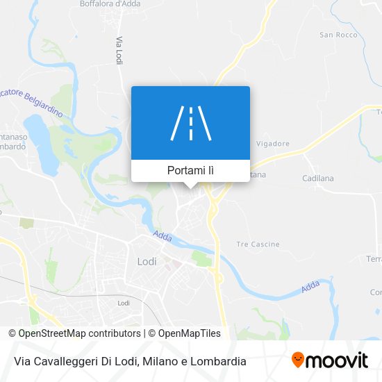 Mappa Via Cavalleggeri Di Lodi