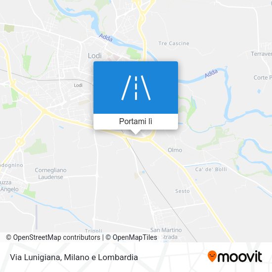 Mappa Via Lunigiana