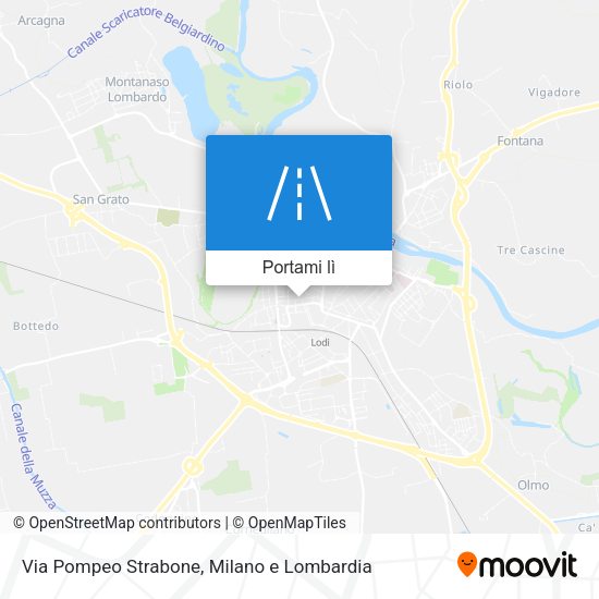 Mappa Via Pompeo Strabone