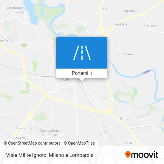 Mappa Viale Milite Ignoto