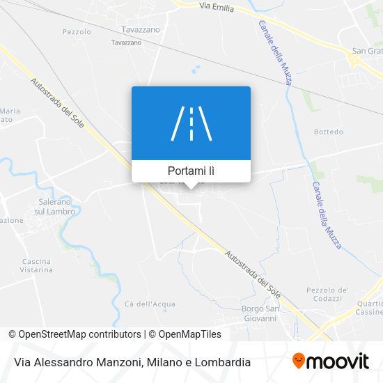 Mappa Via Alessandro Manzoni