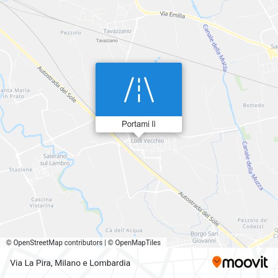 Mappa Via La Pira