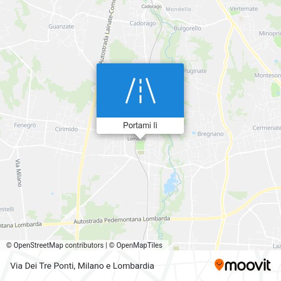 Mappa Via Dei Tre Ponti