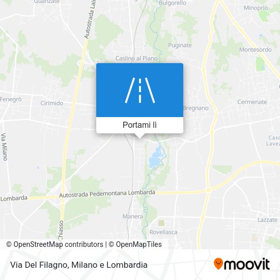 Mappa Via Del Filagno