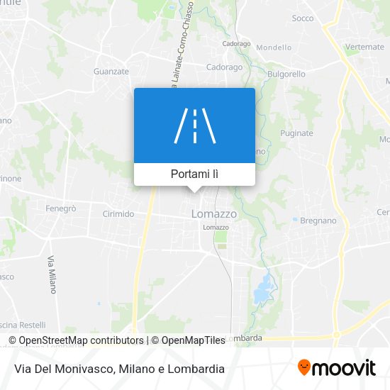 Mappa Via Del Monivasco