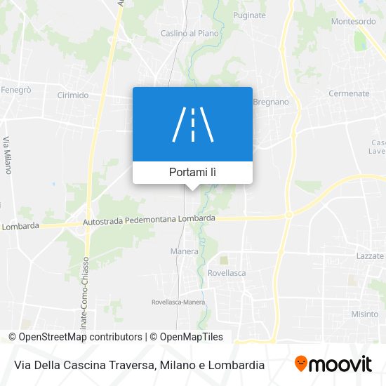 Mappa Via Della Cascina Traversa
