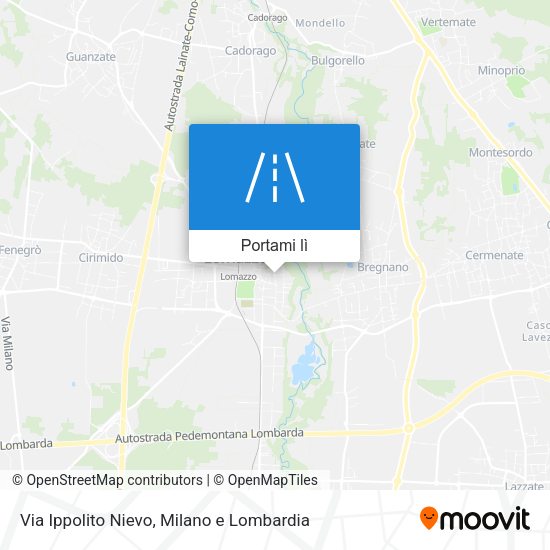 Mappa Via Ippolito Nievo