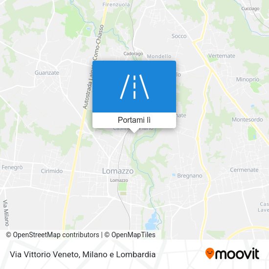 Mappa Via Vittorio Veneto