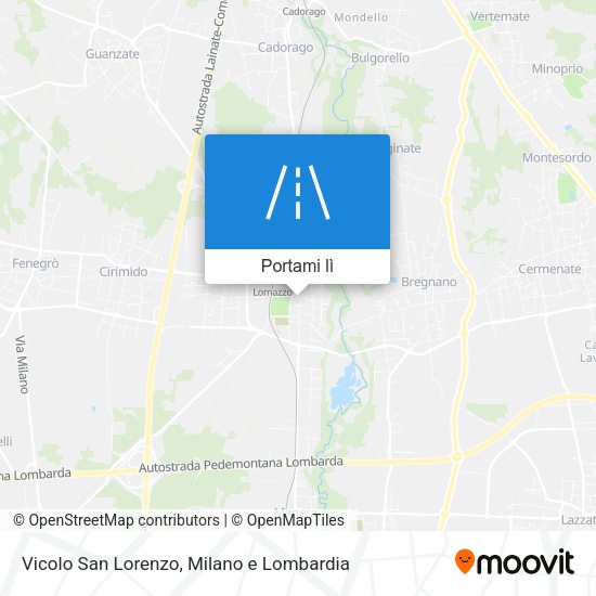 Mappa Vicolo San Lorenzo
