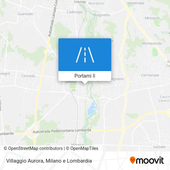 Mappa Villaggio Aurora