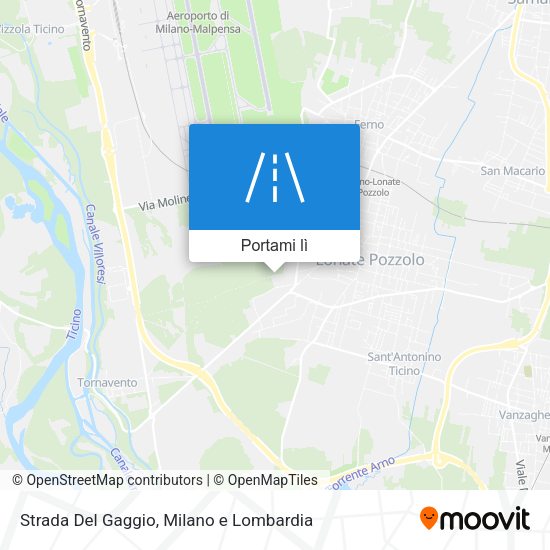 Mappa Strada Del Gaggio