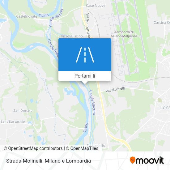 Mappa Strada Molinelli