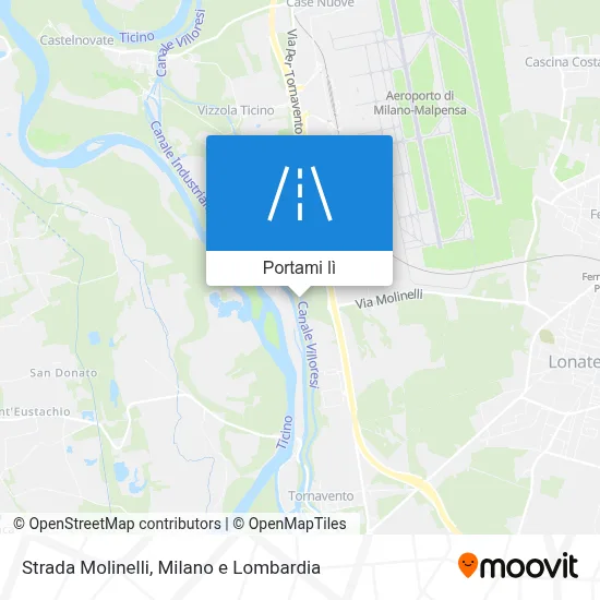 Mappa Strada Molinelli