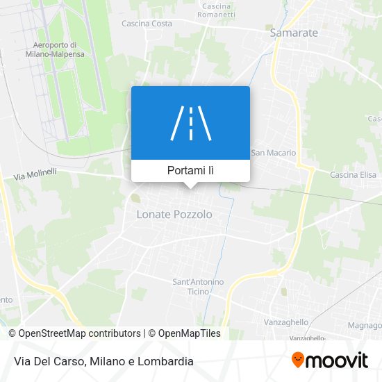 Mappa Via Del Carso