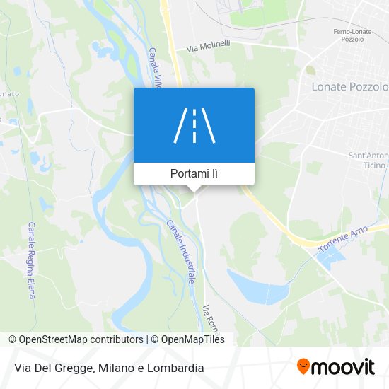 Mappa Via Del Gregge