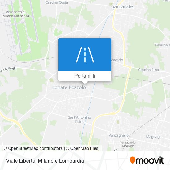 Mappa Viale Libertà