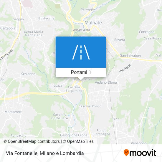 Mappa Via Fontanelle