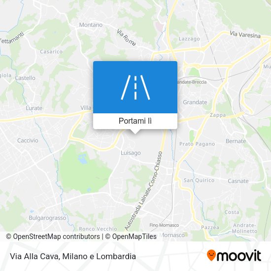 Mappa Via Alla Cava