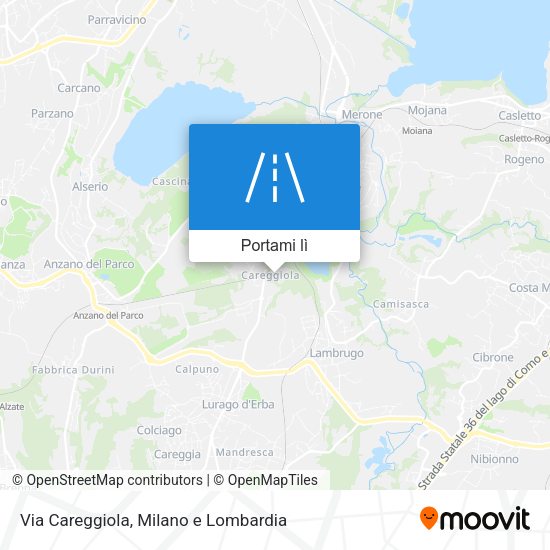 Mappa Via Careggiola