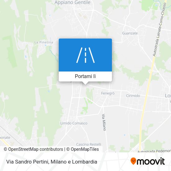 Mappa Via Sandro Pertini