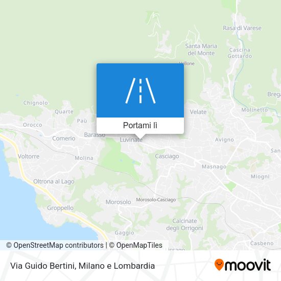 Mappa Via Guido Bertini