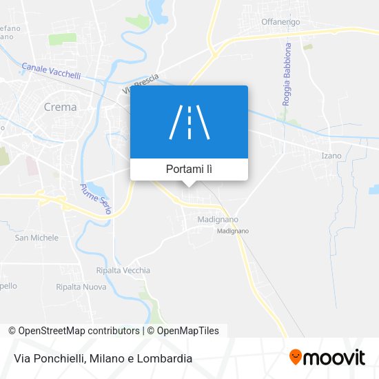 Mappa Via Ponchielli