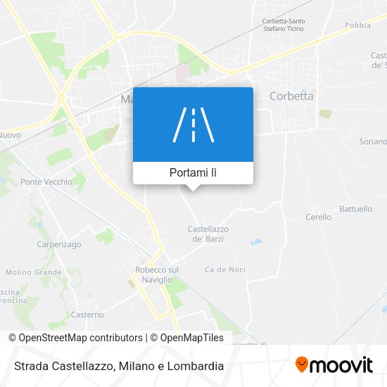 Mappa Strada Castellazzo