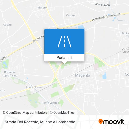 Mappa Strada Del Roccolo
