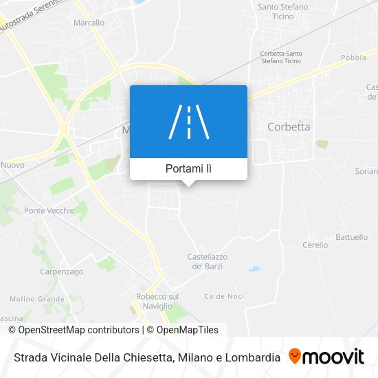 Mappa Strada Vicinale Della Chiesetta