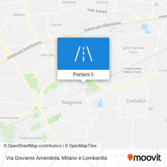 Mappa Via Giovanni Amendola