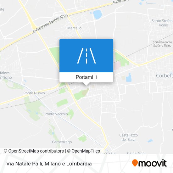 Mappa Via Natale Palli