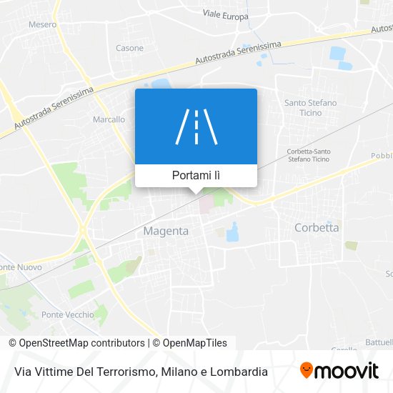 Mappa Via Vittime Del Terrorismo