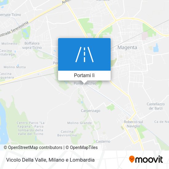 Mappa Vicolo Della Valle