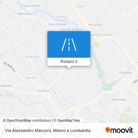Mappa Via Alessandro Manzoni