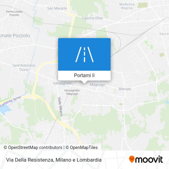 Mappa Via Della Resistenza