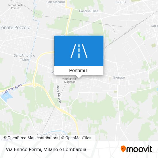 Mappa Via Enrico Fermi