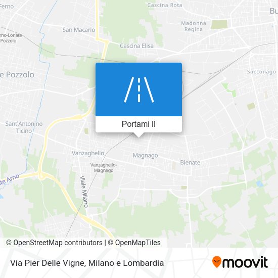 Mappa Via Pier Delle Vigne