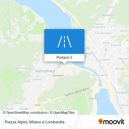 Mappa Piazza Alpini