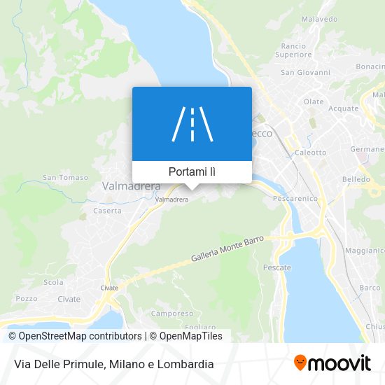 Mappa Via Delle Primule