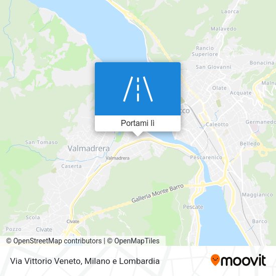 Mappa Via Vittorio Veneto