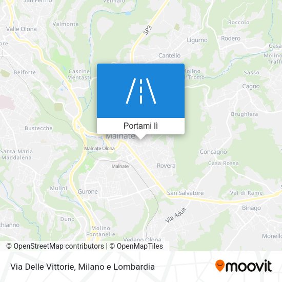 Mappa Via Delle Vittorie