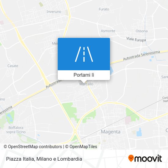 Mappa Piazza Italia