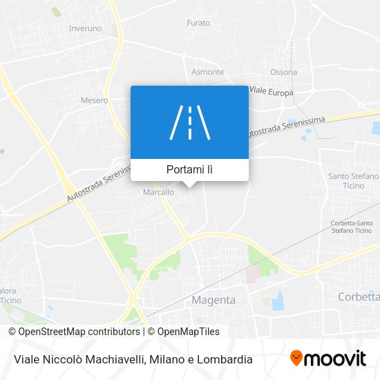 Mappa Viale Niccolò Machiavelli