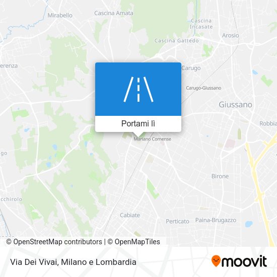 Mappa Via Dei Vivai