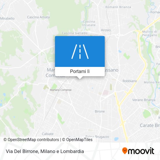 Mappa Via Del Birrone