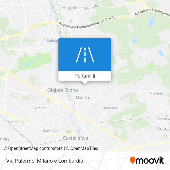 Mappa Via Palermo